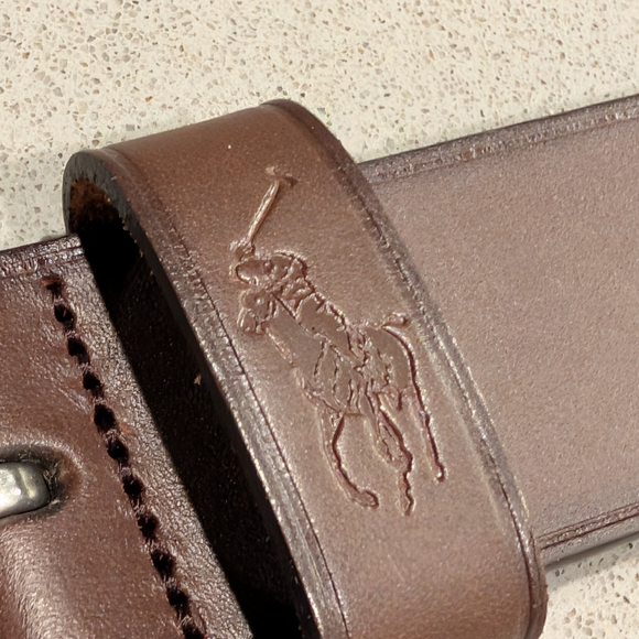 Polo Ralph Lauren Men's Brown Leather Belt - Picture 3 of 16